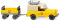 Wiking 010005 $ Land Rover mit Anhnger "PTT"
